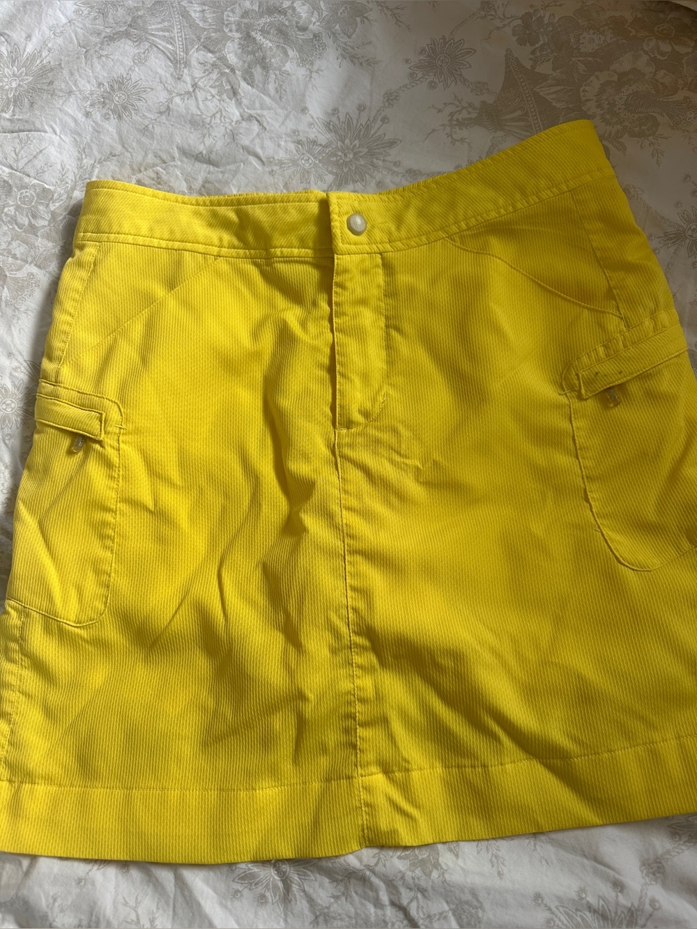 Bright Yellow Women's A-Line Skirt